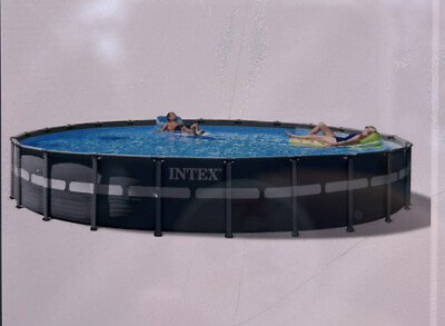 #ad Intex Ultra XTR 26339EH Frame Round Pool Set 24#x27; x 52quot;