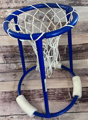 #ad Floating PVC Basketball Hoop for Swimming Pool Blue