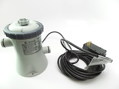 #ad INTEX 28601EG C330 Krystal Clear Cartridge Filter Pump for Above Ground Pools