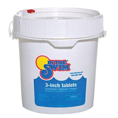 In The Swim 3 Inch Stabilized Chlorine Tablets Swimming Pools 10 25 50 lbs