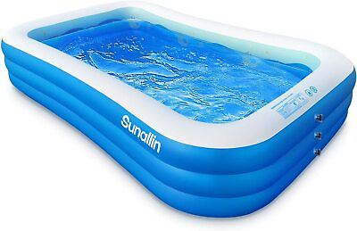 #ad Inflatable Swimming Pools Above Ground Pool Kids Family Outdoor