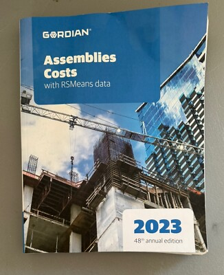 #ad Assemblies Costs with RSMeans Data : 2023 by Gordian 2022 Trade Paperback