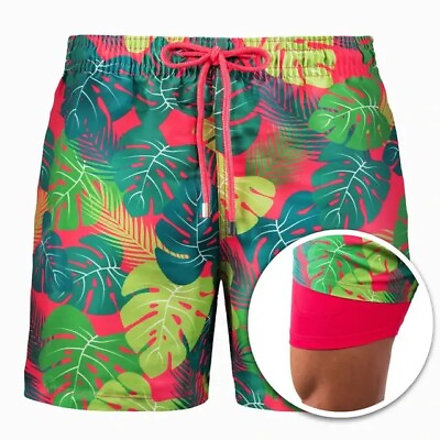 #ad Fun In The Sun Men#x27;s Casual Shorts Camouflage Swimming Beach Trunks