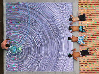 88082 Best Pool in the Galaxy Glitch Wall Print Poster CA