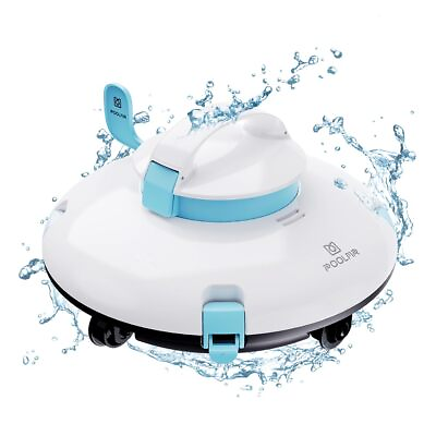 #ad #ad Cordless Robotic Pool Cleaner Above Ground Pool Vacuum 52 Ft Min Speed D...