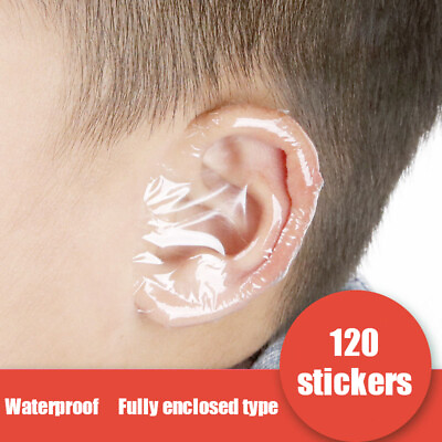 20 60 120pcs Plastic Waterproof Ear Protector Swimming Cover Caps Salon T ro