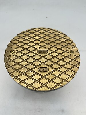 PROFLO PF42813 6quot; Brass Cover With 3quot; 4quot; Adjustable Cleanout *READ*