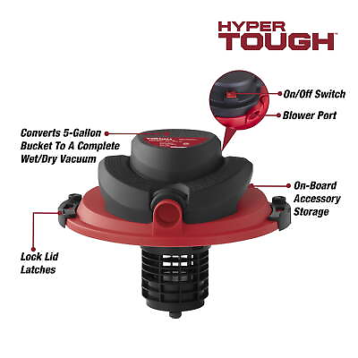 #ad 5 Gallon Wet Dry Vacuum Powerhead Bucket Head Converter