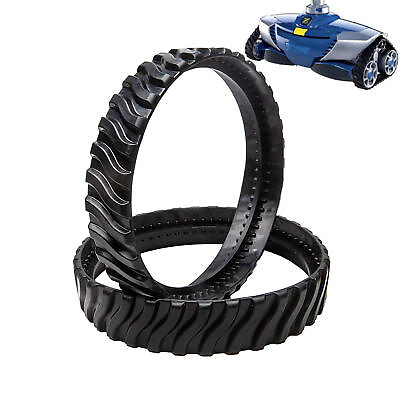 #ad #ad Zodiac Pool Cleaner Rubber Track 2PC Zodiac Mx8 Parts Front Tire Kit