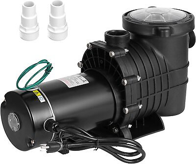 1.5 HP Hayward Swimming Pool Pump In Above Ground w Strainer Basket amp; Connectors