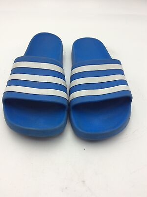 #ad adidas Adilette Aqua Barely Used Slides Men#x27;s Women#x27;s Blue 10