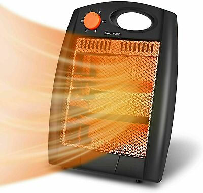 Portable Space Heater Infrared Radiant Quartz w 2 Heat Modes Quiet amp; Light #37