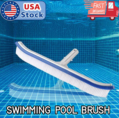 #ad 18 inch Extra Wide Nylon Pool Brush Designed for Use with Vinyl Lined Pools