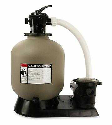 #ad Rx Clear Radiant Above Ground Swimming Pool Sand Filter Systems Various Sizes