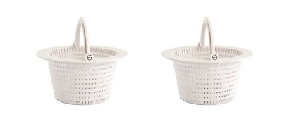 #ad Swimming Pool Skimmer Basket with Handle 2 Pack Replacement Strainer