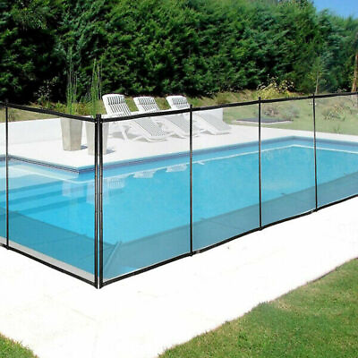 #ad 4#x27;x12#x27; In Ground Swimming Pool Safety Fence Section Accidental Drowning Prevent