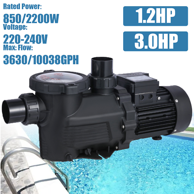 #ad 3.0HP Variable Speed Swimming Pool Pump High Flow Above Ground Swimming Pump