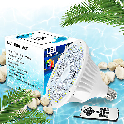 LED 40W Underwater Pool Lights for Pentair and Hayward Pool Light Bulb Fixtures