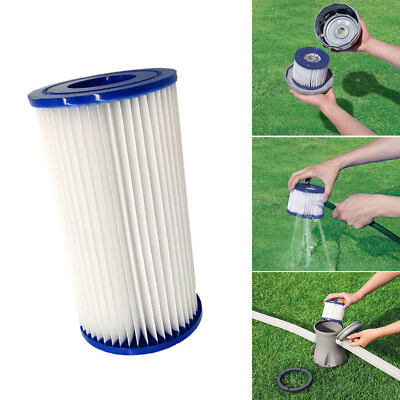 Pool Filter Cartridge Type A or C Summer Swimming Pump System Replacement
