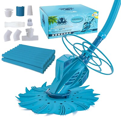 #ad Octopus Automatic Pool Vacuum Cleaner Hose Set Powerful Suction Removes Debris