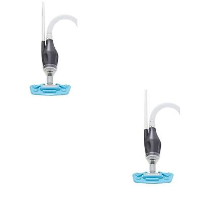 #ad KOKIDO Swimming Pool Handheld Vacuum Cleaner Skooba Max Wide Nozzle Gray 2 Pack