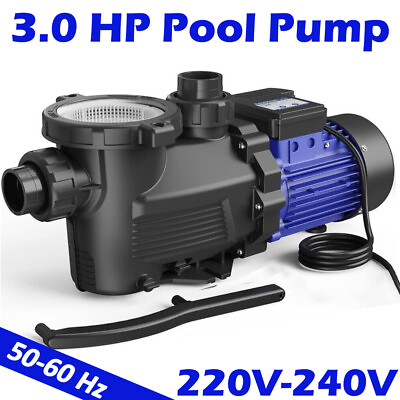 #ad 3.0HP Swimming Pool Pump 10038GPH Filter Pump Motor Kit Replace For Hayward Pump