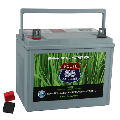 Battery 12V 35Ah U1 Lawn Mower Battery for Exmark Zero Turn Mowers All