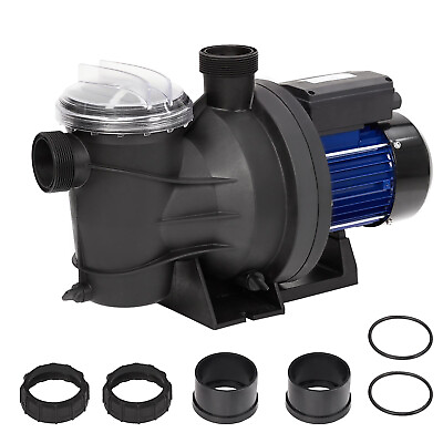 #ad 1.1HP Swimming Pool Pump In Above Ground Water Pump with Filter Basket 3962GPH