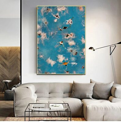 #ad Summer Swimming Party Wall Art Prints Nordic Poster Canvas Painting Canvas Mural