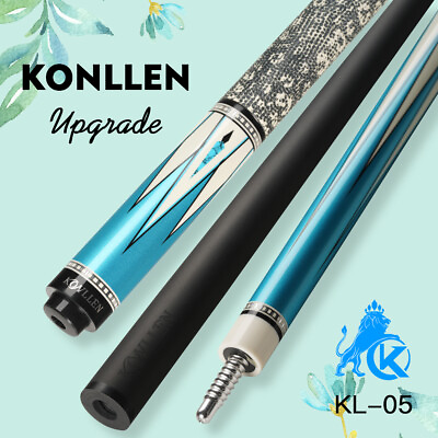 KONLLEN KL 05 Low Deflection Carbon Fiber Pool Cue Stick Leather Wrap