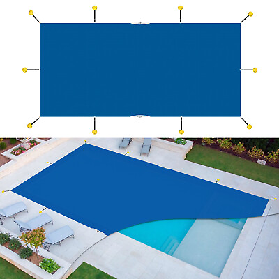 #ad #ad Winter Pool Cover Rectangle Heavy Duty Safety Inground Swimming Pool Cover Blue