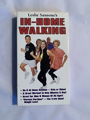 #ad #ad Leslie Sansone#x27;s In Home Walking Fitness VHS Short Workout 1990’s 1998