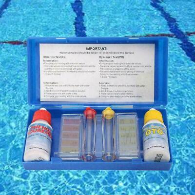 Swimming 2 Way Liquid Test Kit Ph amp; Chlorine Levels For Swimming Pool Water