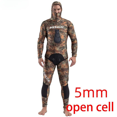 #ad Wetsuit 5mm Scuba Diving Suit Open Cell Wetsuits Wet Suit Camouflage Swimming