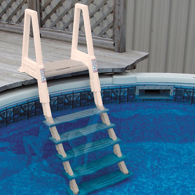 #ad #ad Inpool Ladder for Deck 42 56 in H Above Ground Swimming Pool Stair Steps Confer