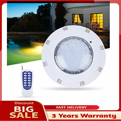 #ad 12V AC 54W ABS RGB Swimming Pool Lights LED Spa Waterproof Lamp Underwater Lamp