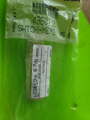 #ad 4360110 W10370009 SWITCH MEMBRANE MAIN BOARD USED board only