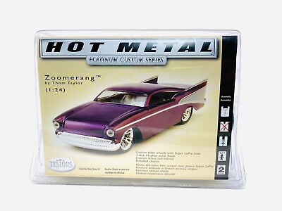#ad Rare Testors Hot Metal Zoomerang Thom Taylor NOS Metal Model Platinum Series