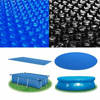#ad #ad Floating Solar Cover Swimming Pool Water Heating Bubble Dust Covers Rectangular