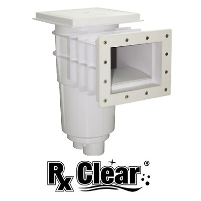Rx Clear Swimming Pool Standard Thru Wall Skimmer for Vinyl Liner Inground Pools