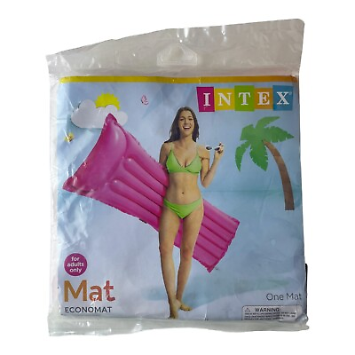 Intex Mat Pool Float Swimming Inflatable Lounge Pink Barbie Core Water Beach