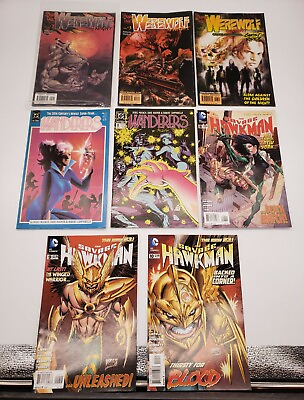 #ad Lot of 14 Misc. DC and Marvel Comic Books Venom Hawkman Werewolf Ultragirl