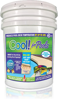 #ad Cool Decking Pool Deck Paint for Coating Waterproof Repairs Seals Cools Surfaces