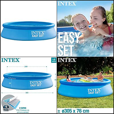 #ad #ad Set Easy Pool Ground Above Swimming Round 28120EH 10ft x 30in