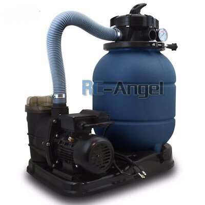 #ad 12quot; Sand Filter 2400GPH Above Ground Swimming Pool Pump intex compatible