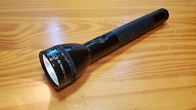 #ad MagLite 3C Cell Flashlight Made in USA. Used In Working Condition No Corrosion.