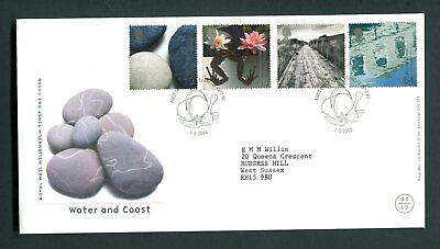 #ad 2000 Millennium Water and Coast FDC. Llanelli First Day Cover. SG 2134 2137