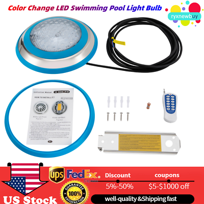 #ad #ad Color Change LED Swimming Pool Light Bulb 12V 47W For Pentair Hayward Fixture US