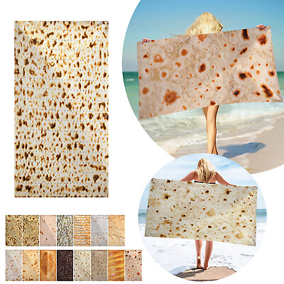 #ad Microfiber Beach Summer Single Printing Bath Towel Quick Drying Towel Swimming