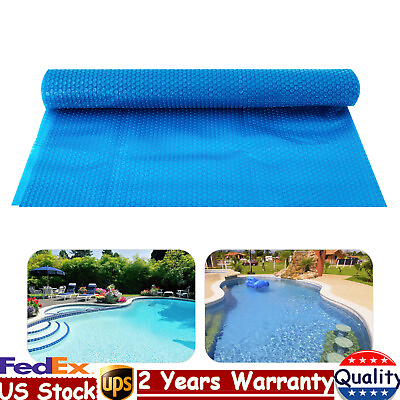 #ad #ad Solar Pool Cover For Fast Set Swimming Pool Hot Tub Solar Blanket Retention New